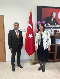 Kırşehir Vali Yardımcısı İsmail Çetinkaya’dan Prof. Dr. Ayfer Şahin’e “Hayırlı Olsun” Ziyareti
