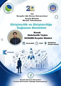 Girişimcilik ve Girişimciliğe Sağlanan Destekler
