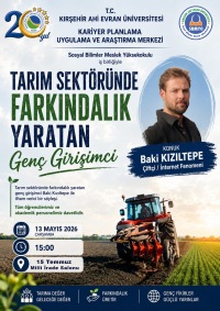 Tarım Sektöründen Farkındalık Yaratan Genç Girişimci 